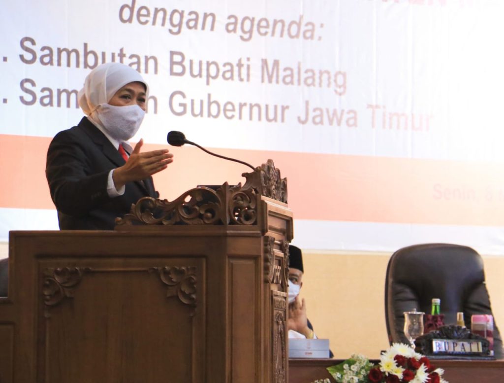 Gubernur khofifah sertijab di malang